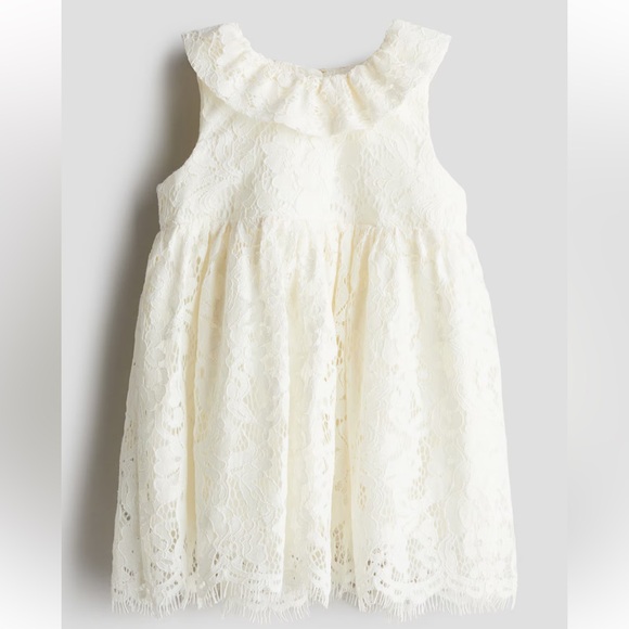 BNWT H&M Ruffle Collared Dress - Picture 1 of 9